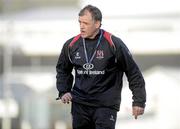 9 December 2009; Ulster head coach Brian McLaughlin during squad training ahead of their Heineken Cup game against Stade Francais on Saturday. Newforge Country Club, Belfast, Co. Antrim. Picture credit: Oliver McVeigh / SPORTSFILE