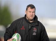9 December 2009; Ulster assistant coach Jeremy Davidson during squad training ahead of their Heineken Cup game against Stade Francais on Saturday. Newforge Country Club, Belfast, Co. Antrim. Picture credit: Oliver McVeigh / SPORTSFILE