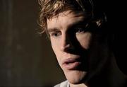 9 December 2009; Ulster's Andrew Trimble during a press conference ahead of their Heineken Cup game against Stade Francais on Saturday. Newforge Country Club, Belfast, Co. Antrim. Picture credit: Oliver McVeigh / SPORTSFILE