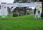 9 December 2009; A general view of continuing course preparations ahead of the SPAR European Cross Country Championships. Santry Demesne, Santry, Co. Dublin. Picture credit: Brian Lawless / SPORTSFILE