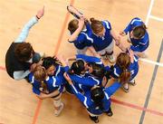 10 December 2009; St Brigid's Convent of Mercy Tuam, Galway, celebrate after victory over Mary Immaculate Lisdoonvarna, Clare. VAI Schools Senior Volleyball Finals 2009, Senior Girls 'C' Final, UCD Sports Centre, Belfield, Dublin. Picture credit: Stephen McCarthy / SPORTSFILE