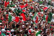 24 June 1994; Mexico soccer fans during the FIFA World Cup 1994 Group E match between Mexico and Republic of Ireland at the Citrus Bowl in Orlando, Florida, USA. Photo by David Maher/Sportsfile