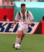 24 June 1994; Denis Irwin of Republic of Ireland during the FIFA World Cup 1994 Group E match between Mexico and Republic of Ireland at the Citrus Bowl in Orlando, Florida, USA. Photo by David Maher/Sportsfile