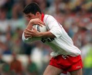 28 September 1997; Ciarán Gourley of Tyrone during the All-Ireland Minor Football Championship Final match between Laois and Tyrone at Croke Park in Dublin. Photo by Ray McManus/Sportsfile