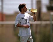 22 March 2001; David Connolly during a Republic of Ireland training session in Limassol, Cyprus. Photo by David Maher/Sportsfile