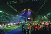 9 March 2001; A general view of the Opening Ceremony at the World Indoor Athletics Championship at the Atlantic Pavillion in Lisbon, Portugal. Photo by Brendan Moran/Sportsfile