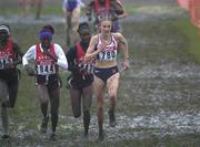 24 March 2001; Paula Radcliffe of Great Britain, 780, on her way to victory in the Senior Women's Long Race at the IAAF World Cross Country Championships at the Wellington Hippodroom in Ostend, Belgium. Photo by Ray McManus/Sportsfile