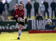 23 March 2001; Trevor Molloy of Bohemians during the FAI Harp Lager Cup Quarter-Final match between Kilkenny City and Bohemians at Buckley Park in Kilkenny. Photo by Matt Browne/Sportsfile