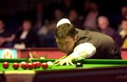 27 March 2001; Alan McManus during his first round match against Jimmy White at the Irish Masters Snooker at the Citywest Hotel in Dublin. Photo by Matt Browne/Sportsfile