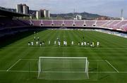 27 March 2001; A general view during a Republic of Ireland training session at the at the Mini Estadi in Barcelona, Spain. Photo by David Maher/Sportsfile