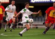 28 March 2001; Robbie Keane of Republic of Ireland during the 2002 FIFA World Cup Qualifier match between Andorra and Republic of Ireland at the Mini Estadi in Barcelona, Spain. Photo by Damien Eagers/Sportsfile