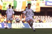 28 March 2001; Ian Harte of Republic of Ireland during the 2002 FIFA World Cup Qualifier match between Andorra and Republic of Ireland at the Mini Estadi in Barcelona, Spain. Photo by David Maher/Sportsfile