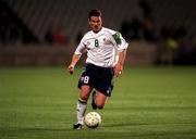 24 March 2001; Mark Kinsella of Republic of Ireland during the 2002 FIFA World Cup Qualification Group 2 match between Cyprus and Republic of Ireland at GSP Stadium in Nicosia, Cyprus. Photo by Damien Eagers/Sportsfile