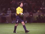 24 March 2001; Cyprus goalkeeper Nikos Panayiotou during the 2002 FIFA World Cup Qualification Group 2 match between Cyprus and Republic of Ireland at GSP Stadium in Nicosia, Cyprus. Photo by Damien Eagers/Sportsfile