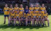 31 March 2001; The Sixmilebridge team before the AIB All-Ireland Senior Club Hurling Championship Semi-Final Replay match between Graigue Ballycallan and Sixmilebridge at Semple Stadium in Thurles, Tipperary. Photo by Ray McManus/Sportsfile
