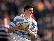25 March 2001; Alan Henry of Blackrock College during the Leinster Schools Schools Cup Final match between Blackrock College and Terenure College at Landowne Road in Dublin. Photo by Aoife Rice/Sportsfile