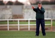 2 February 1999; Ireland coach Warren Gatland during Ireland Rugby training at Dr Hickey Park in Greystones, Wicklow. Photo by Brendan Moran/Sportsfile