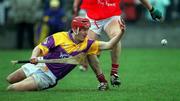1 April 2001; Colm Byrne of Wexford during the Allianz GAA National Hurling League Division 1B Round 4 match between Wexford and Cork at at Bellefield in Enniscorthy, Wexford. Photo by Aoife Rice/Sportsfile