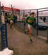1 April 2001; Kerry's Maurice Fitzgerald makes his way onto the field before the Allianz National Football League Division 1 match between Kerry and Dublin at Fitzgerald Stadium in Killarney, Kerry. Photo by Brendan Moran/Sportsfile