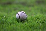 31 March 2001; A general view of a Cummins sliotar at the AIB All-Ireland Senior Club Hurling Championship Semi-Final Replay match between Graigue Ballycallan and Sixmilebridge at Semple Stadium in Thurles, Tipperary. Photo by Ray McManus/Sportsfile