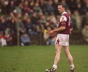 1 April 2001; Liam Burke of Galway during the Allianz National Hurling League Division 1A Round 4 match between Galway and Limerick at Duggan Park in Ballinasloe, Galway. Photo by Damien Eagers/Sportsfile