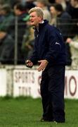 1 April 2001; Galway manager Noel Lane during the Allianz National Hurling League Division 1A Round 4 match between Galway and Limerick at Duggan Park in Ballinasloe, Galway. Photo by Damien Eagers/Sportsfile