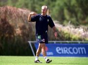 21 March 2001; Republic of Ireland manager Mick McCarthy during a Republic of Ireland training session in Limassol, Cyprus. Photo by Damien Eagers/Sportsfile