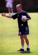 21 March 2001; Republic of Ireland manager Mick McCarthy during a Republic of Ireland training session in Limassol, Cyprus. Photo by Damien Eagers/Sportsfile