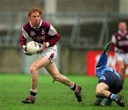 8 April 2001; Lorcan Colleran of Galway gets past Paul Casey of Dublin during the Allianz GAA National Football League Division 1A match between Dublin and Galway at Parnell Park in Dublin. Photo by Ray McManus/Sportsfile