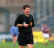 8 April 2001; Referee Brian White during the Allianz GAA National Football League Division 1A match between Dublin and Galway at Parnell Park in Dublin. Photo by Aoife Rice/Sportsfile