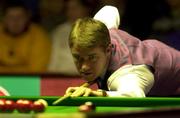 29 March 2001; Stephen Hendry, pictured during  his quarter final match against Alan McManus, Irish Masters, Citywest Hotel. Snooker. Picture credit; Matt Browne / SPORTSFILE *EDI*