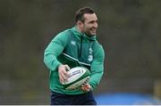 9 February 2016; Ireland's Dave Kearney during squad training. Carton House, Maynooth, Co. Kildare. Photo by Sportsfile