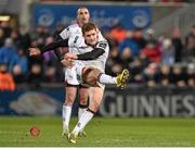5 February 2016; Paddy Jackson, Ulster. Guinness PRO12, Round 12, Refixture, Ulster v Newport Gwent Dragons, Kingspan Stadium, Ravenhill Park, Belfast, Co. Antrim. Picture credit: Oliver McVeigh / SPORTSFILE