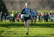 10 February 2016; Aine Kirwan, Loreto Kilkenny, on her way to winning the Minor Girls 1500m at the GloHealth Leinster Schools' Cross Country. Santry Demesne, Dublin. Picture credit: Seb Daly / SPORTSFILE