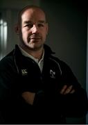 10 February 2016; Ireland assistant coach Peter Malone poses for a portrait after an Ireland U20 Rugby Squad press conference. Maldron Hotel, Dublin Airport, Dublin. Picture credit: Brendan Moran / SPORTSFILE