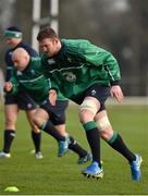 11 February 2016; Ireland's Donnacha Ryan in action during squad training. Carton House, Maynooth, Co. Kildare. Picture credit: Brendan Moran / SPORTSFILE
