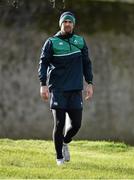 11 February 2016; Ireland's Rob Kearney arrives for  squad training. Carton House, Maynooth, Co. Kildare. Picture credit: Brendan Moran / SPORTSFILE