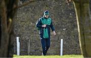 11 February 2016; Ireland's Jonathan Sexton arrives for squad training. Carton House, Maynooth, Co. Kildare. Picture credit: Brendan Moran / SPORTSFILE