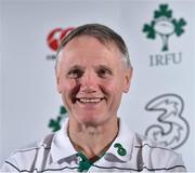 11 February 2016; Ireland head coach Joe Schmidt during a press conference. Carton House, Maynooth, Co. Kildare. Picture credit: Matt Browne / SPORTSFILE