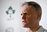 11 February 2016; Ireland head coach Joe Schmidt during a press conference. Carton House, Maynooth, Co. Kildare. Picture credit: Matt Browne / SPORTSFILE