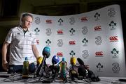 11 February 2016; Ireland manager Joe Schmidt during a press conference. Carton House, Maynooth, Co. Kildare. Picture credit: Matt Browne / SPORTSFILE