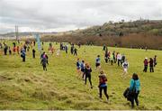 11 February 2016; A general view of the Junior Boys event. GloHealth Munster Schools Cross Country, Tramore Valley Park, Cork City. Picture credit: Seb Daly / SPORTSFILE