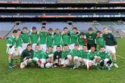 12 December 2009; Laurence O'Toole Senior Boys squad. Allianz Cumann na mBunscol Finals, Corn Gaeil na Life, Laurence O'Toole Senior Boys, Seville Place, Dublin v St Paul’s CBS, Brunswick Street, Dublin, Croke Park, Dublin. Photo by Sportsfile