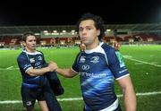 12 December 2009; Leinster's Isa Nacewa and Eoin Reddan after the game. Heineken Cup Pool 6 Round 3, Llanelli Scarlets v Leinster, Parc Y Scarlets, Llanelli, Wales. Picture credit: Matt Browne / SPORTSFILE