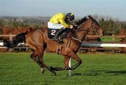 13 December 2009; Shinrock Paddy, with Alain Cawley up, on their way to winning the Barry & Sandra Kelly Memorial Novice Hurdle. Navan Racecourse, Proudstown, Navan, Co. Meath. Photo by Sportsfile *** Local Caption ***