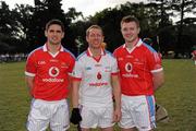 12 December 2009; Fergal Moore with his Galway team-mates Ollie and Joe Canning before the game . GAA Hurling All-Stars Tour 2009, sponsored by Vodafone, 2008 All-Stars (red) v 2009 All-Stars (white), Hurlingham Hurling Club, Hurlingham, Buenos Aires, Argentina. Picture credit:  Ray McManus / SPORTSFILE