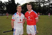 12 December 2009; Ollie and Joe Canning before the game. GAA Hurling All-Stars Tour 2009, sponsored by Vodafone, 2008 All-Stars (red) v 2009 All-Stars (white), Hurlingham Hurling Club, Hurlingham, Buenos Aires, Argentina. Picture credit:  Ray McManus / SPORTSFILE
