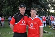 12 December 2009; Kilkenny manager Brian Cody with Offaly's Brian Carroll after the game. GAA Hurling All-Stars Tour 2009, sponsored by Vodafone, 2008 All-Stars v 2009 All-Stars, Hurlingham Hurling Club, Hurlingham, Buenos Aires, Argentina. Picture credit:  Ray McManus / SPORTSFILE