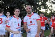 12 December 2009; Dublin players Alan McCrabb, left, and Stephen Hiney after the game. GAA Hurling All-Stars Tour 2009, sponsored by Vodafone, 2008 All-Stars (red) v 2009 All-Stars (white), Hurlingham Hurling Club, Hurlingham, Buenos Aires, Argentina. Picture credit:  Ray McManus / SPORTSFILE