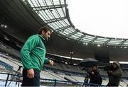 12 February 2016; Ireland's Jared Payne arrives for the captain's run. Ireland Rugby Captain's Run. Stade de France, Saint Denis, Paris, France. Picture credit: Ramsey Cardy / SPORTSFILE